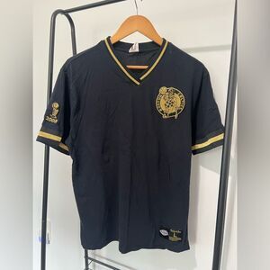 Boston Celtics 2008 Championship V Neck Shirt Size L Black Gold NBA